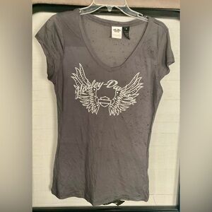 Harley Davidson V-neck Tee